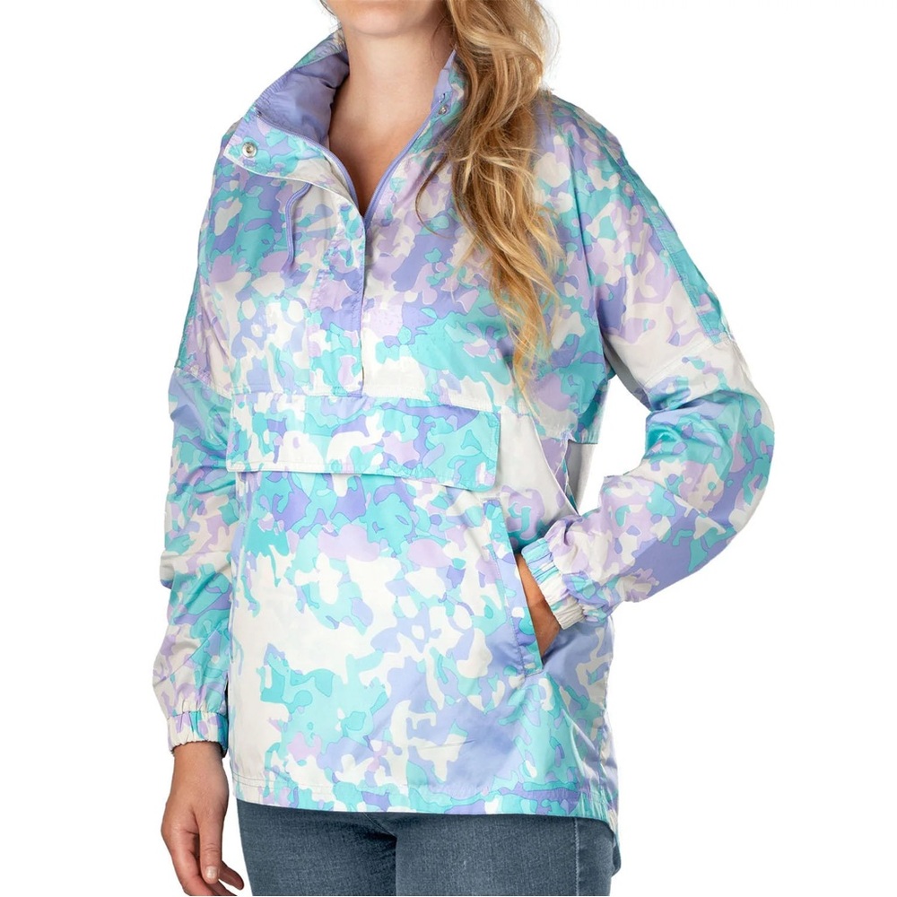 Lauren James Pastel Camouflage waterproof Anorak jacket